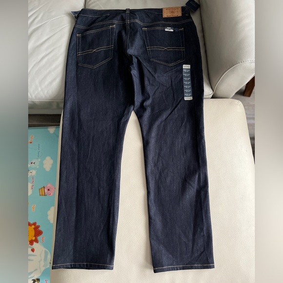 NWT - Buffalo David Bitton Slim Ash Men’s Jeans in Rinsed Indigo - Size 38/30 - Picture 7 of 10